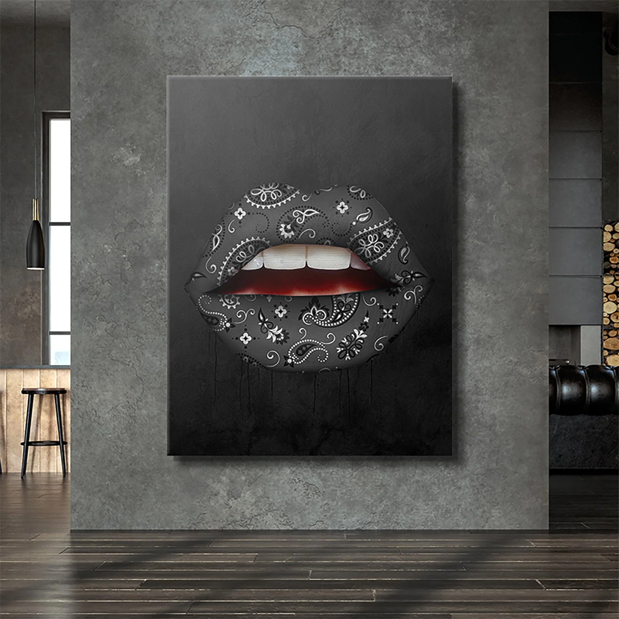 Black Bandana Lips - Image 3