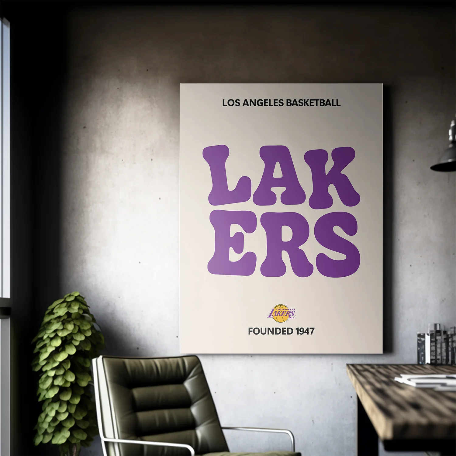 Broken Text - Lakers