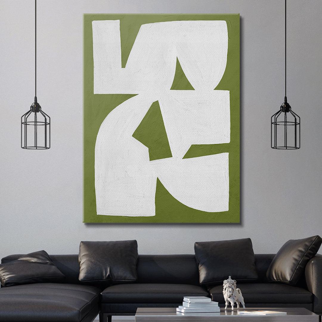 Colliding Shapes Green N.1 - Image 3