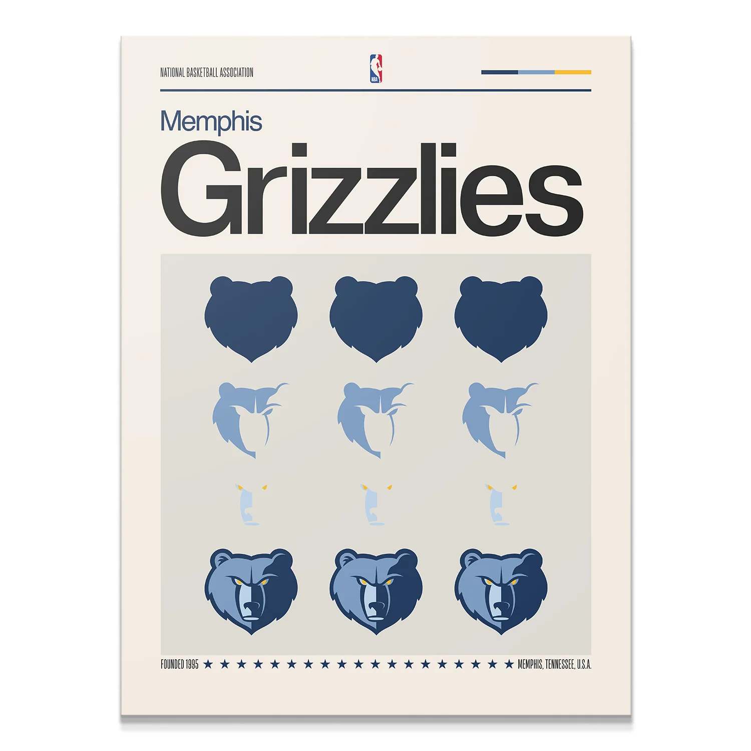 Deconstructed Logo - Grizzlies - Image 2