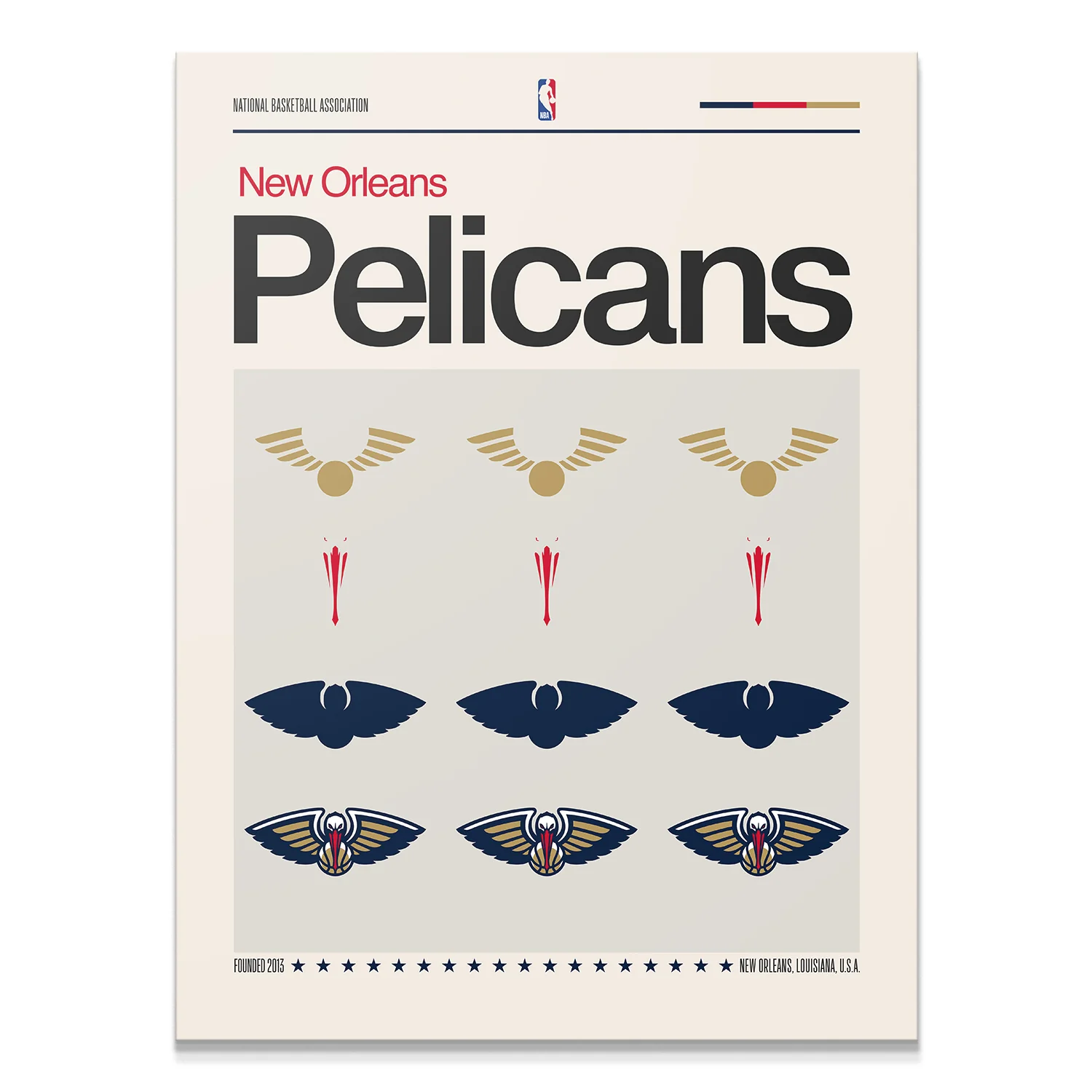 Deconstructed Logo - Pelicans - Image 2