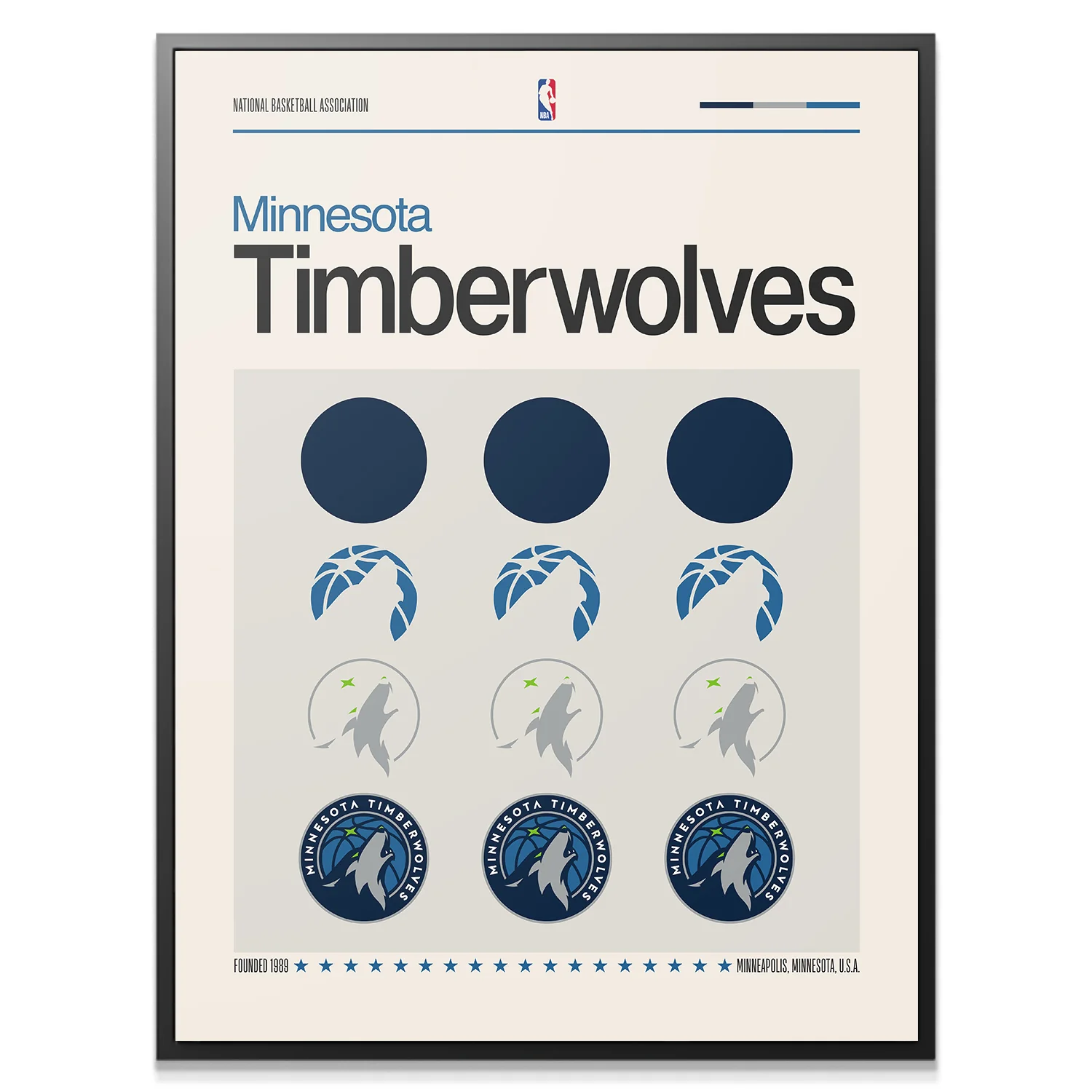 Deconstructed Logo - Timberwolves - Image 3