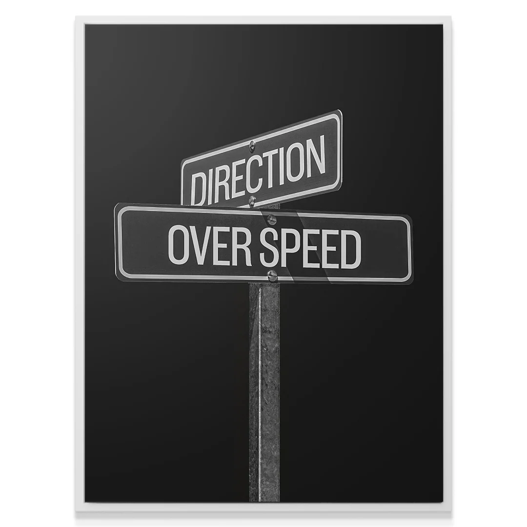 Direction Over Speed Sign - Image 5