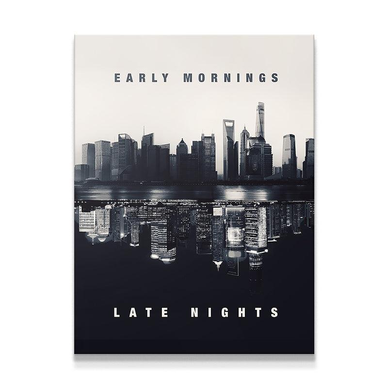 Early Mornings. Late Nights. (B&W) - Image 2