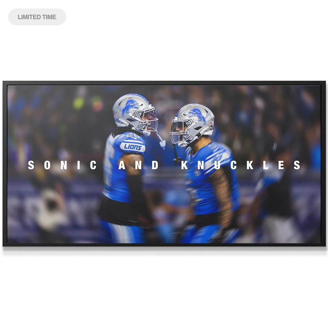 Jahmyr Gibbs & David Montgomery - Sonic & Knuckles - Image 3