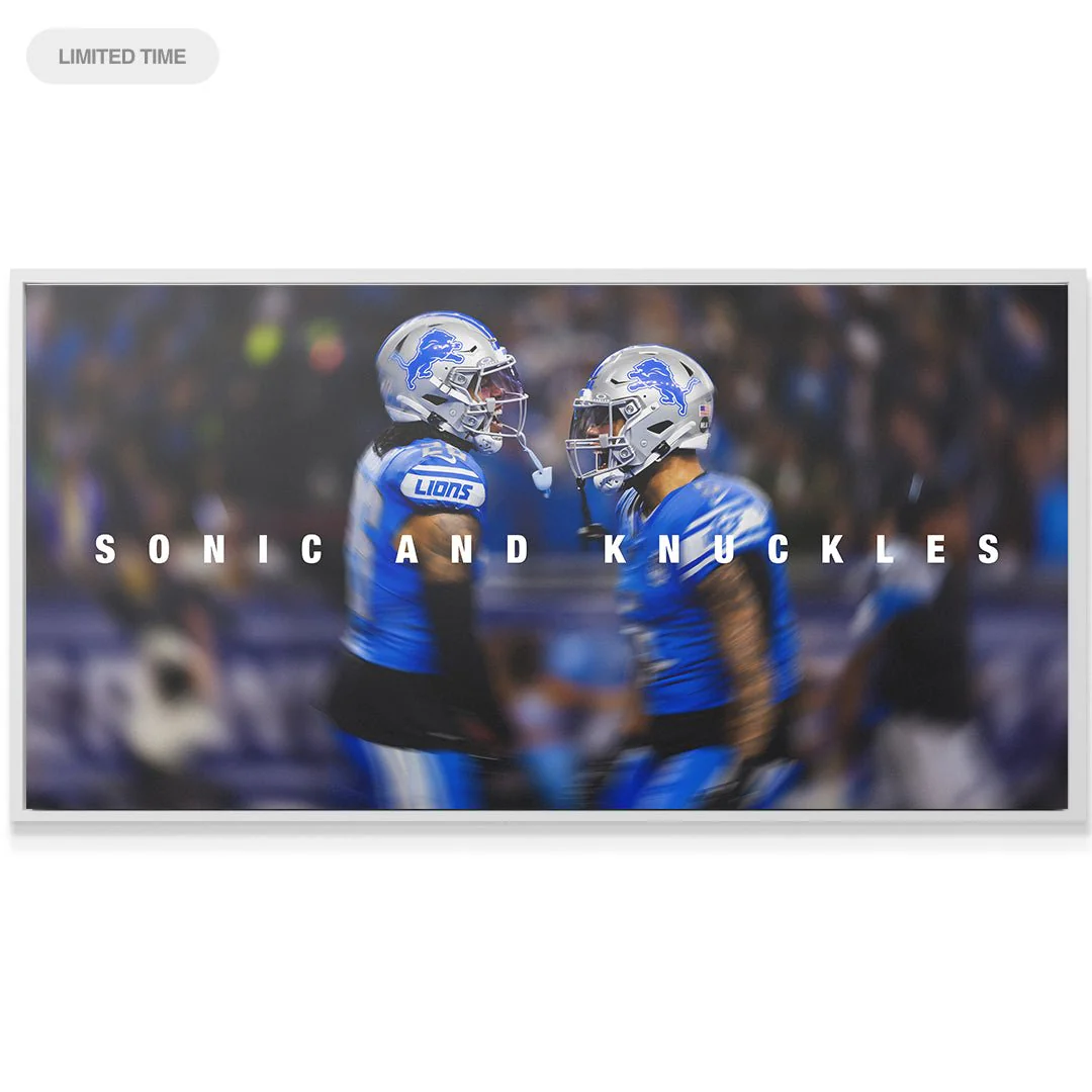 Jahmyr Gibbs & David Montgomery - Sonic & Knuckles - Image 4