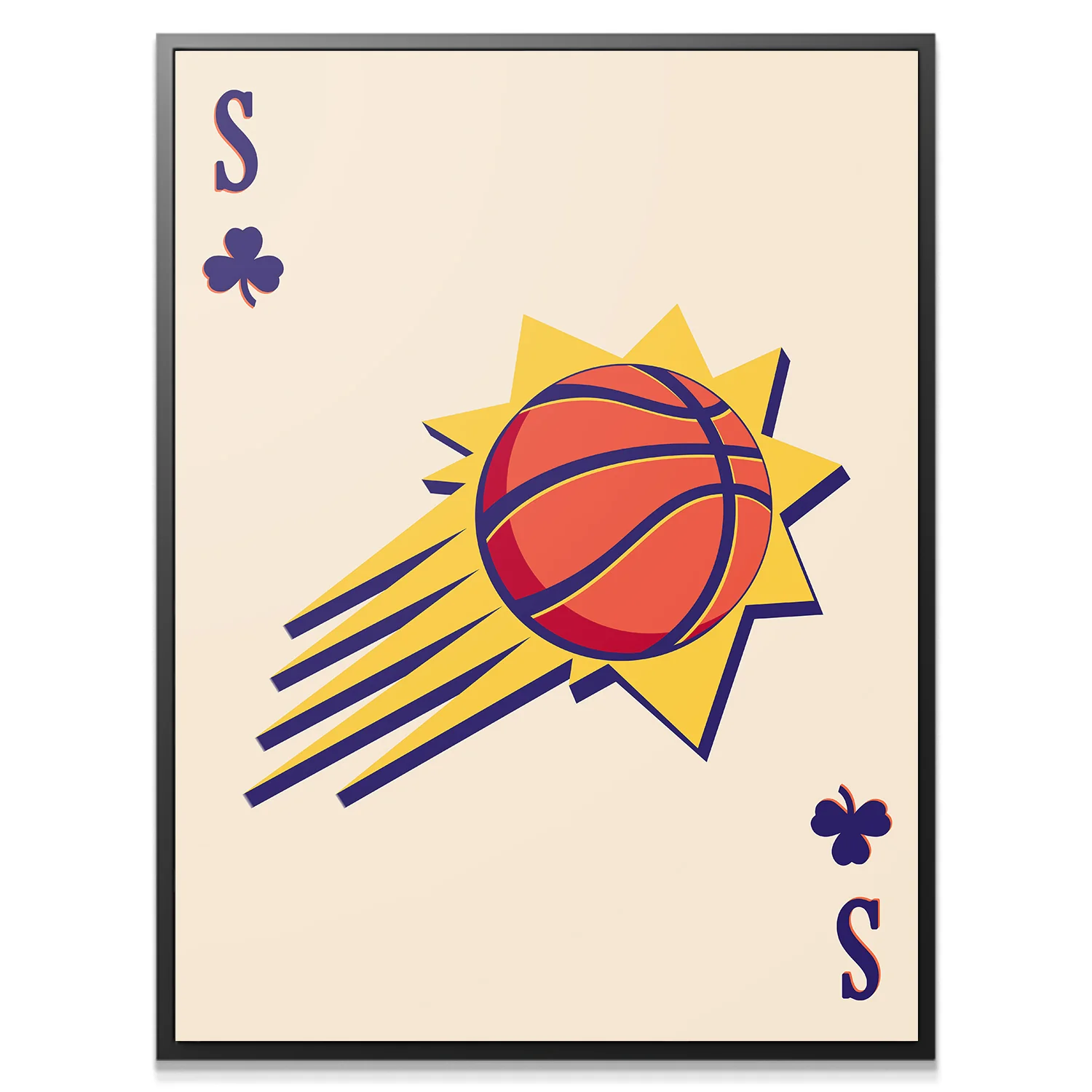Retro Logo Card - Suns - Image 3